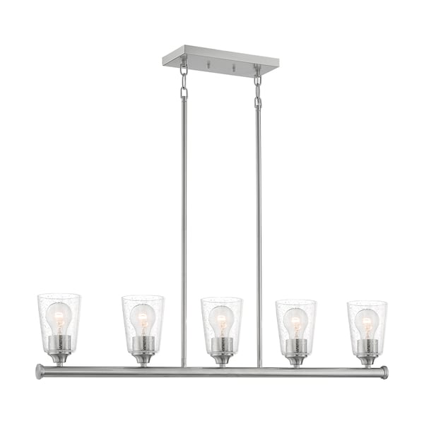 Nuvo Fixure, Pendant, 5-Light, Incandescent, 60W, 120V, A19, Medium Base, Height: 7.38 60/7186 - main